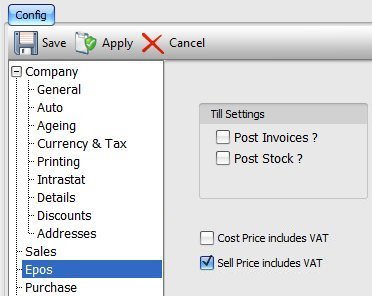 Configurations: Point of Sale